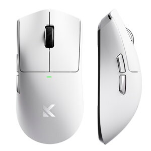 MCHOSE K7 Ultra �Q�[�~���O�}�E�X ���C�����X 8K�h���O���t�� �[�d�h�b�N�t�� ���y�� 59�O���� PAW3950 Realtek BlueTooth5.0/2.4Ghz/USB-C�ڑ� �o�b�e���[500mAh 2�F�I���\ 8KHz�Ή���