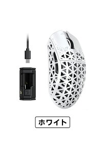 ATTACKSHARK R5 Ultra �V���[�Y �Q�[�~���O�}�E�X ���C�����X ���� ���y�� 50�O���� PAW3950 3950Ultra Nordic52840 BlueTooth/2.4Ghz/USB-C�ڑ� �o�b�e���[�ő�800mAh 2�F�I���\ 8KHz�Ή��i���ʌ���8K���V�[�o�[��