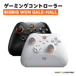 BIGBIG WON Gale-Hall Rg[[ 2.4GCX z[ gK[ XeBbN PC [dx[Xt Bluetooth Q[pbh PCAv̐ݒ萧 4̃JX^{^ Switch/Switch Lite/Switch OLED/Windows