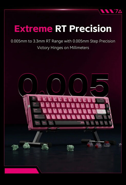 楽天市場】【RT精度0.005mm】ATK RS6 キーボード ラピッドトリガー RT 