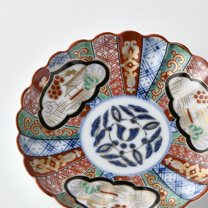 楽天市場】三方割元禄地紋 小皿【波佐見焼き】石丸陶芸林九郎窯  