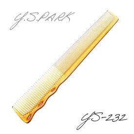 Y.S.PARK 【Barber Comb】バーバー用コーム 18目引分 ( ノーマルタイプ ) YS-232 コーム ( 櫛・くし・クシ ）美容 理容 ハサミ スキバサミ プロ用 散髪 ヘアカット