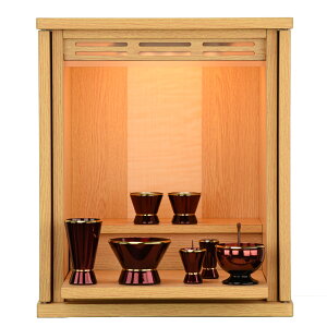 【P5倍!10/30〜11/1まで】 仏壇 モダン ミニ コンパクト おしゃれ かわいい お仏壇 モダンミニ シンプル マンション リビング 【新型 トーシ レクエールド タモライト調 仏壇単品/選べる4色仏