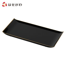 【P5倍+クーポン!本日お買い得〜12/7限定】 焼香盆 名刺盆 葬儀 葬式 法事【焼香盆 PC 黒 フチ金 小】お仏壇のはせがわ