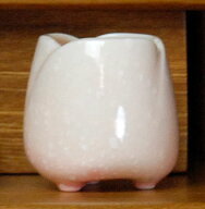 仏具用品 【単品販売】 やわらぎ 茶器（湯のみ）さくら色