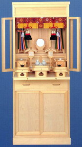 神具 祖霊舎 御霊舎 極上 祭壇宮 「伊勢」(大)床置き型 伊勢神宮と同じ材質の木曽桧 送料無料
