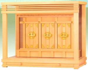 神棚 聖17号 ガラス宮(幅52)壁掛け 吊り下げ可能 簡単吊り下げ ケース入り 送料無料