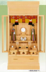 神具 祖霊舎 御霊舎 極上 祭壇宮 「伊勢」 上置き型 20号 木曽桧材 送料無料