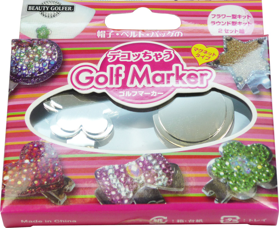 日本郵便便発送で送料無料 25％OFF ゴルフマーカー デコッちゃう Marker Golf 完売 DGM-4