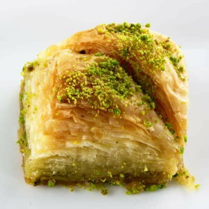 gR̃XC[c@hC@oN@E sX^`IEÂT 4 -120 GR - ELIT - Dry ( Less syrup ) Baklava with Pistachio 4 pcs - 120g