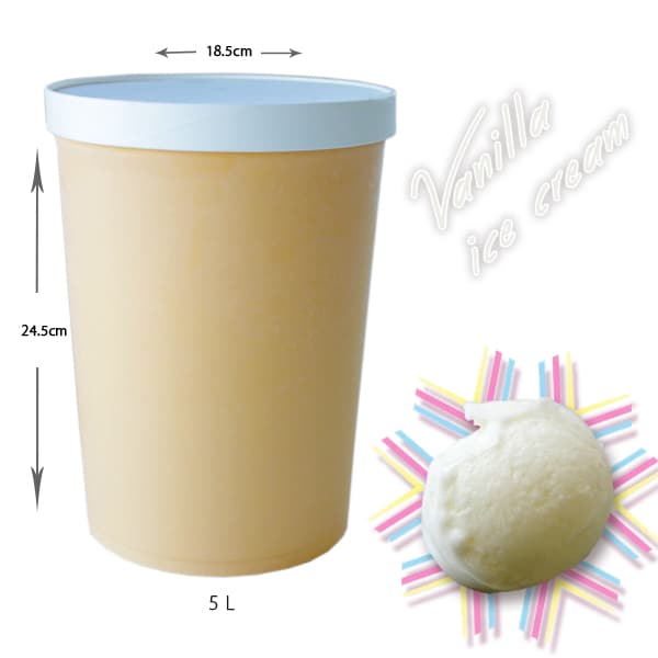 アイスクリームバニラ 5L 業務用 - 人気の製品 Vanilla Cream Ice Big 豊富な品