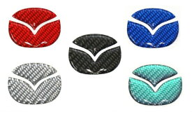 【21％OFFクーポン26日まで】マツダ ステアリング エンブレム ロードスター ND デミオ DJ3 DJ5 MAZDA6ワゴン アテンザワゴン GJ2系 カーボンシート マジカルカーボンNEO ハセプロ ポイント消化 NESM-3