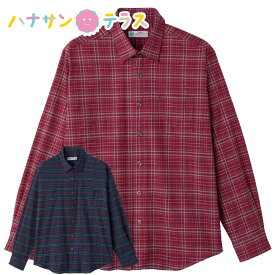 綿混隠れファスナーシャツ 隠れファスナー M L のびのび シニアファッション 70代 80代 90代 100歳 メンズ 紳士 用