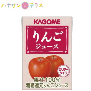 りんごジュース 業務用 100mL × 36個入 カゴメ アップルジュース 小容量