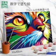 【クーポンで5%OFF】 数字塗り絵 お絵描きセット アクリル絵具 数字油絵 工作キット ペイントバイナンバ…