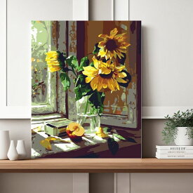 絵画 ランキング1位 数字油絵 アクリル絵の具 大人の塗り絵 パリの花屋 風景 油絵塗り絵 組立不要 フレーム付き 数字塗り絵 50x40cm 塗り絵セット インテリア雑貨 おしゃれ パリ アートパネル フランス 花 壁飾り インテリア 数字絵 キャンバスアート ギフト 脳トレ パズル