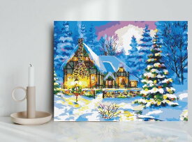 3％OFF ランキング1位 数字油絵 ぬりえセット 油絵風 アート 冬 ナンバーアート 組立不要 フレーム付 誕生日 敬老の日 母の日 ナンバーペイント 大人の塗り絵 アクリル絵の具 油絵塗り絵 アートパネル 数字塗り絵 風景画 絵画 40x50cm 壁掛け インテリア 工作 デジタル油絵