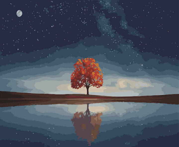 楽天市場 油絵塗り絵 数字油絵 人気 数字で塗り絵 Tree Of Life Diy フレーム付 キャンバス折り目無し 30x40cm 大人の塗り絵 油絵 風景 空 星空 海 塗り絵セット 壁飾り インテリア 絵画 インテリア雑貨 おしゃれ アートパネル ナンバーペイント Diy油絵 敬老の日