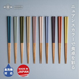 箸 食洗機対応 HASHIKURA SEASON01 22.5cm 大人用 お箸の専門店 【箸蔵まつかん】 楽天倉庫出荷 10色展開 かわいい おしゃれ アースカラー くすみカラー 日本製 マツ勘 モダン 滑り止め 箸 お箸 はし おはし 使いやすい 人気 八角 家族