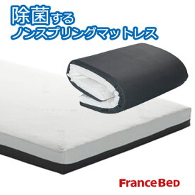 日本製 フランスベッド 厚さ12cm 除菌するノンスプリングマットレス シングル 195cm x 97cm x 12cm