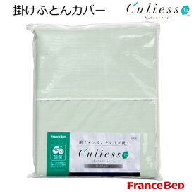 日本製 フランスベッド 洗える 除菌 キュリエス・エージー U字ファスナー 掛け布団カバー キング 260×210cm