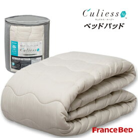 フランスベッド 日本製 洗える 除菌ベッドパッド キュリエス・エージー ベッドパッド セミダブル 122×195cm