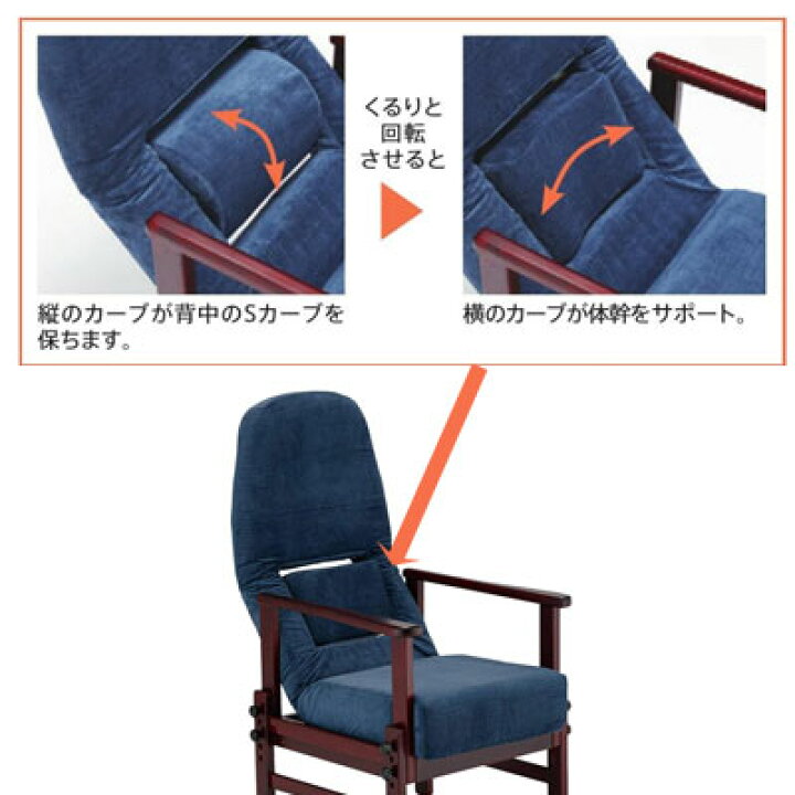 楽天市場】フランスベッド 背楽チェア 高座椅子 一人掛け Reha tech 