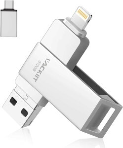 Vackiit �yMFi�F�؎擾�ziPhone�pUSB�������[ 128~512GB �s���N/�V���o�[/�u���b�N/�O���[/�S�[���h �uApple MFi�F�؎擾�vUSB�t���b�V���h���C�u ����USB 3.0 �t���b�V���������[ �X�}�z �f�[�^�ۑ� �ʐ^ 