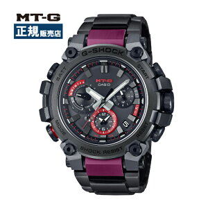 G-SHOCK �W�[�V���b�N MT-G �G���e�B�[�W�[ �h�� �ϏՌ� �\�[���[ �J�[�{�� �X�e�����X�X�`�[�� �� �u���b�N �� ���b�h Bluetooth���� MTG-B3000BD-1AJF