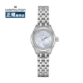 HAMILTON ハミルトン JAZZMASTER ジャスマスター レディークオーツ マザーオブパール ダイヤモンド 腕時計
