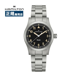 HAMILTON �n�~���g�� KHAKI FIELD �J�[�L�t�B�[���h �N�H�[�c �u���b�N 38mm �r���v H69401131
