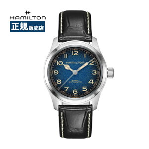 HAMILTON �n�~���g�� KHAKI FIELD MURPH �J�[�L�t�B�[���h �}�[�t 38mm �������� �u���[ �r���v H70405740