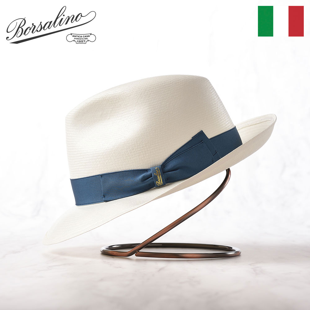 楽天市場】Borsalino ボルサリーノ パナマ帽 中折れハット メンズ 父の