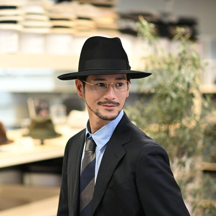 楽天市場】Borsalino ボルサリーノ 中折れハット フェルト帽 秋 冬 