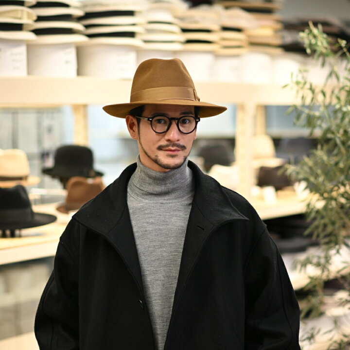 楽天市場】Borsalino ボルサリーノ 中折れハット フェルト帽 秋 冬 