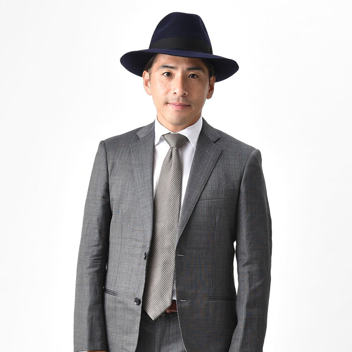 楽天市場】Borsalino ボルサリーノ 中折れハット フェルト帽 つば広 秋 