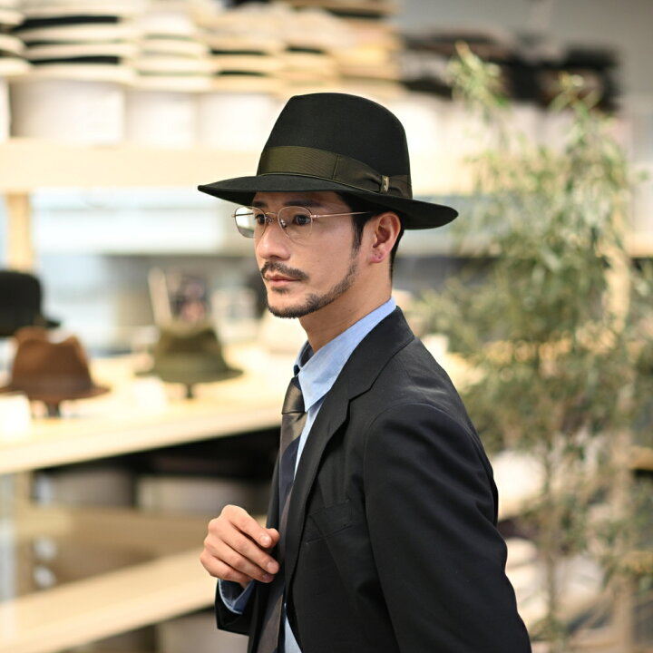 楽天市場】Borsalino ボルサリーノ 中折れハット フェルト帽 秋 冬 