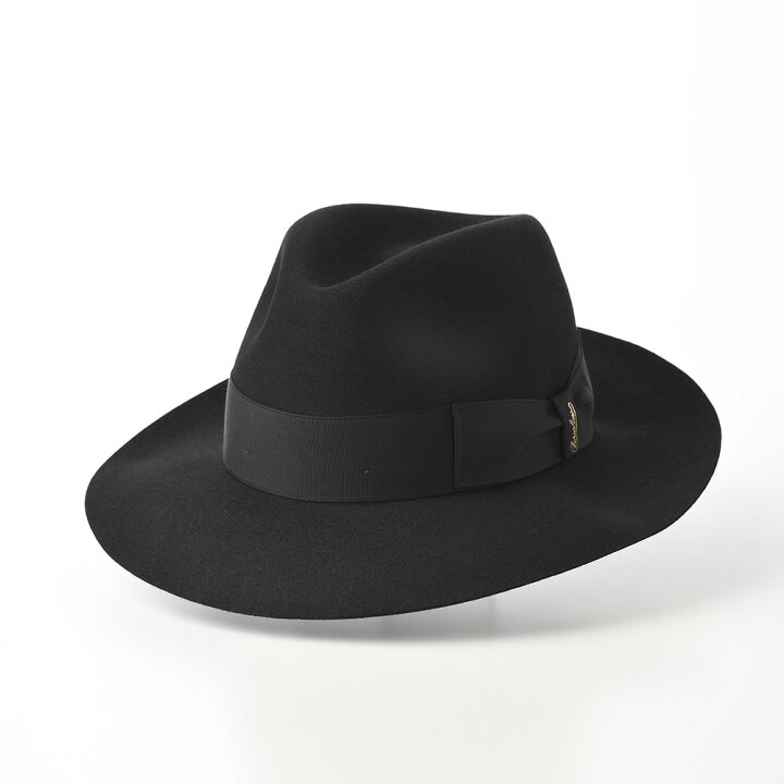 楽天市場】Borsalino ボルサリーノ 中折れハット フェルト帽 つば広 秋 