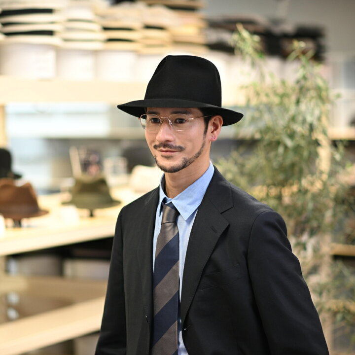 楽天市場】Borsalino ボルサリーノ 中折れハット フェルト帽 オープン 