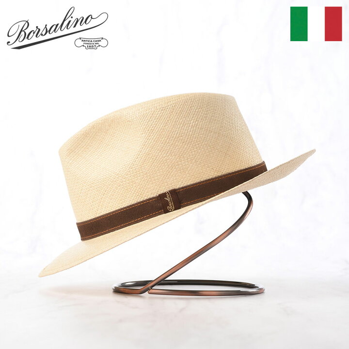 楽天市場】Borsalino ボルサリーノ パナマ帽 パナマハット 中折れ 