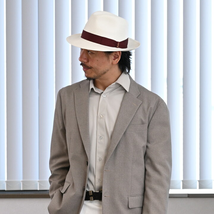楽天市場】Borsalino ボルサリーノ パナマ帽 パナマハット 中折れ 