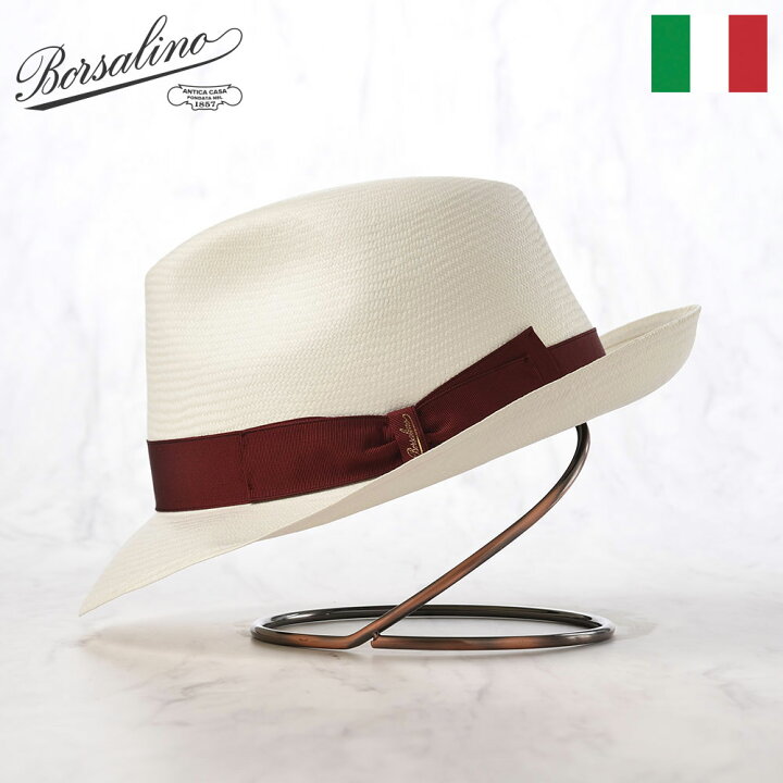 楽天市場】Borsalino ボルサリーノ パナマ帽 パナマハット 中折れ 