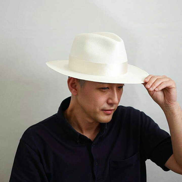 楽天市場】Borsalino ボルサリーノ パナマ帽 パナマハット 中折れ 