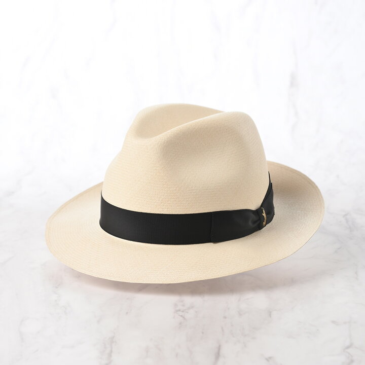 楽天市場】Borsalino ボルサリーノ パナマ帽 パナマハット 中折れ 