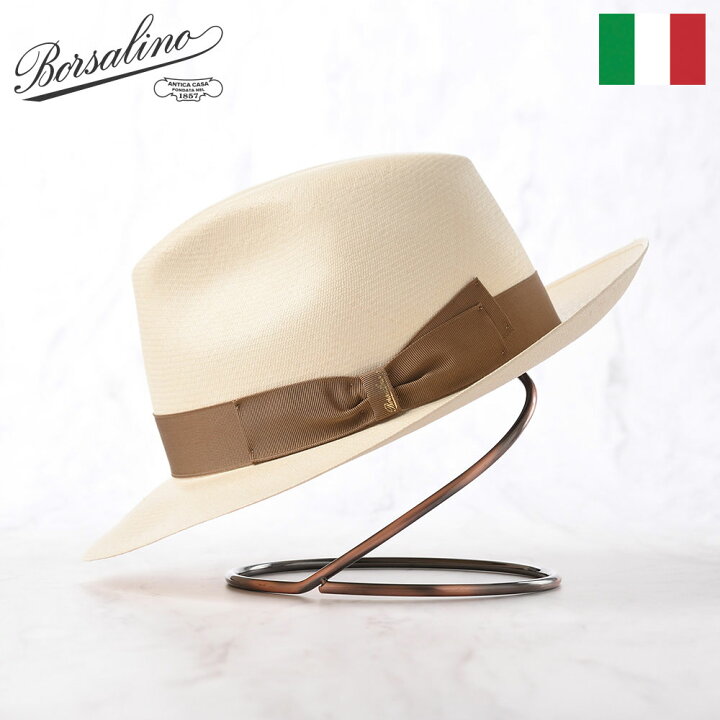楽天市場】Borsalino ボルサリーノ パナマ帽 パナマハット 中折れ 