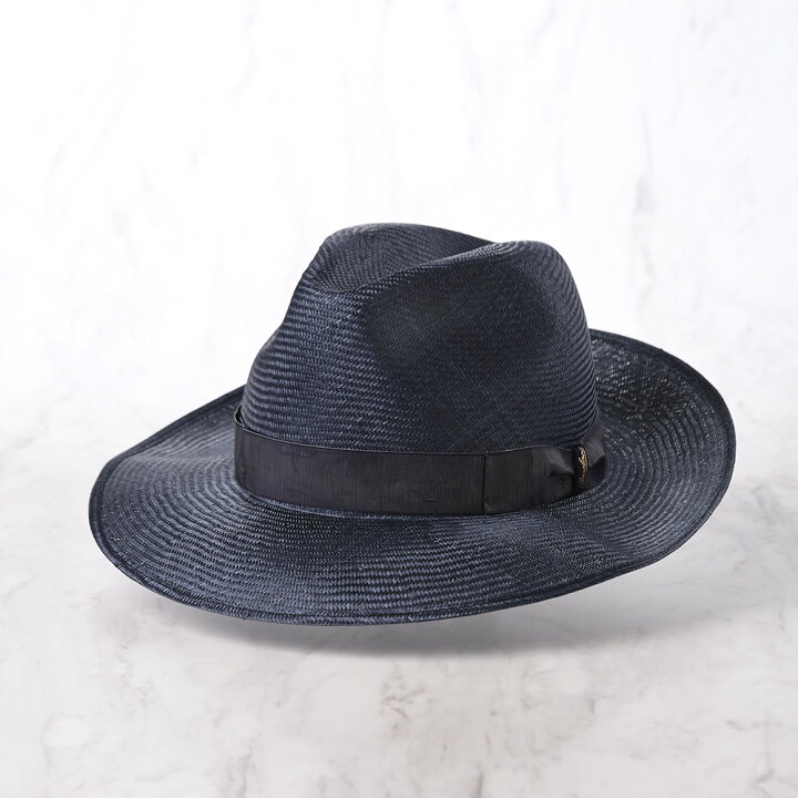楽天市場】Borsalino ボルサリーノ ストローハット 中折れハット 