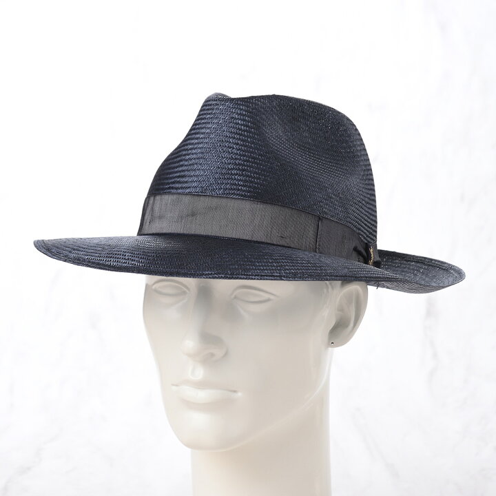 楽天市場】Borsalino ボルサリーノ ストローハット 中折れハット 