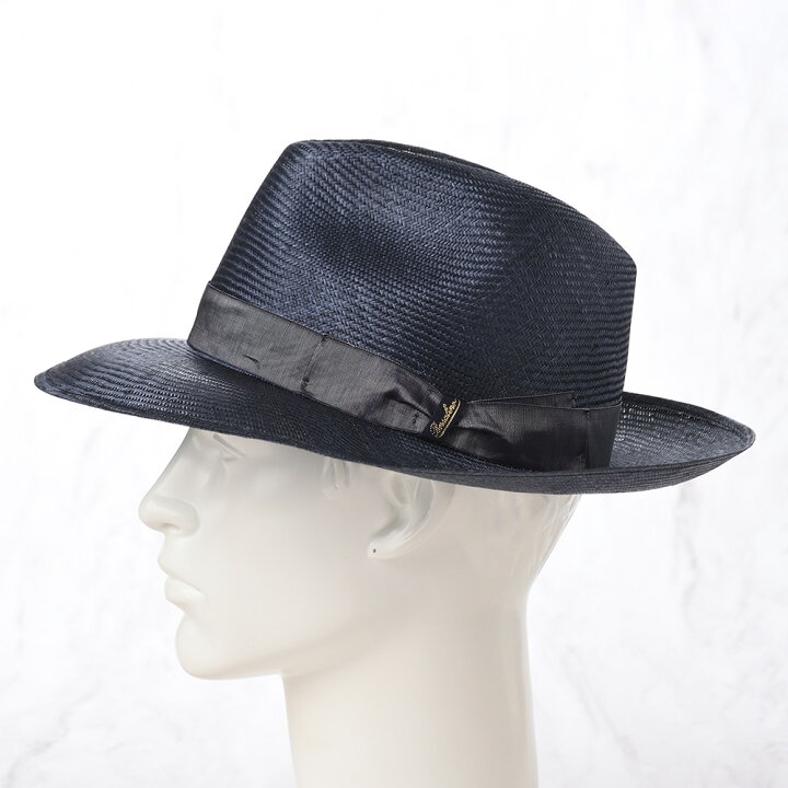 楽天市場】Borsalino ボルサリーノ ストローハット 中折れハット 