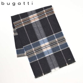 bugatti スカーフ・マフラー メンズ レディース ドイツブランド おしゃれ ファッション小物 ブガッティ Cashmere Scarf(カシミヤスカーフ) 630317 ネイビー