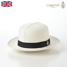 CHRISTYS' LONDON パナマ帽 パナマハット 春 夏 メンズ レディース カジュアル おしゃれ ファッション小物 ブランド 紳士帽 クリスティーズロンドン Optimo Superfine（オプティモ スーパーファイン） ホワイト